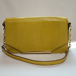 Anne Klein bag w strap, chain, gold accents